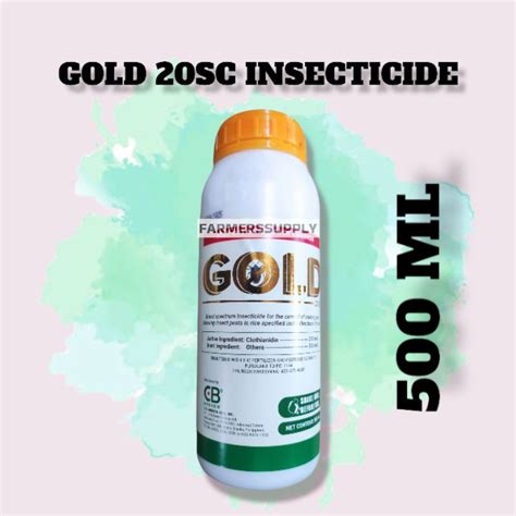 GOLD 20SC Insecticide 500ml Shopee Philippines