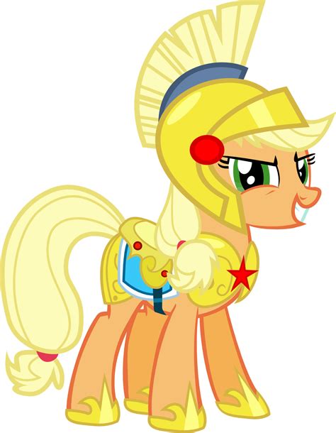 363751 Safe Artistvector Brony Applejack G4 Armor Female