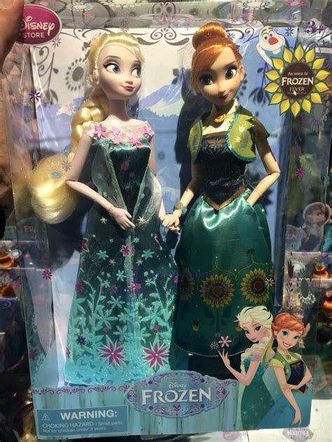 Frozen Fever Elsa And Anna Dolls Frozen Photo 38153402 Fanpop