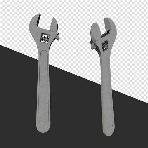 Premium Psd Wrench D Render