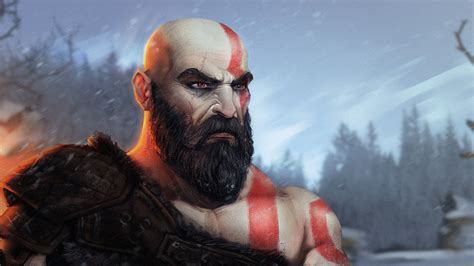 Download Kratos God Of War Video Game God Of War 2018 Hd Wallpaper