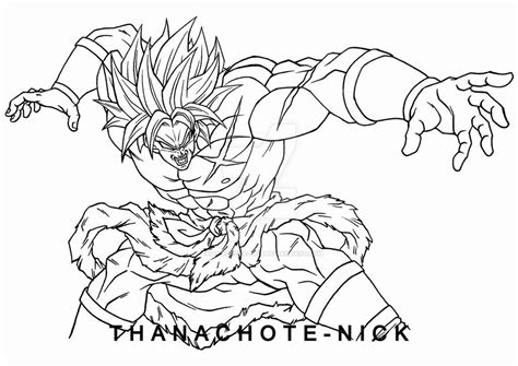 G Vs B Broly Full Power Ssj Dbs By Thanachote Nick On Deviantart