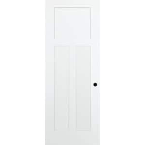 Steves Sons 30 In X 80 In 2 Panel Square Shaker White Primed Solid