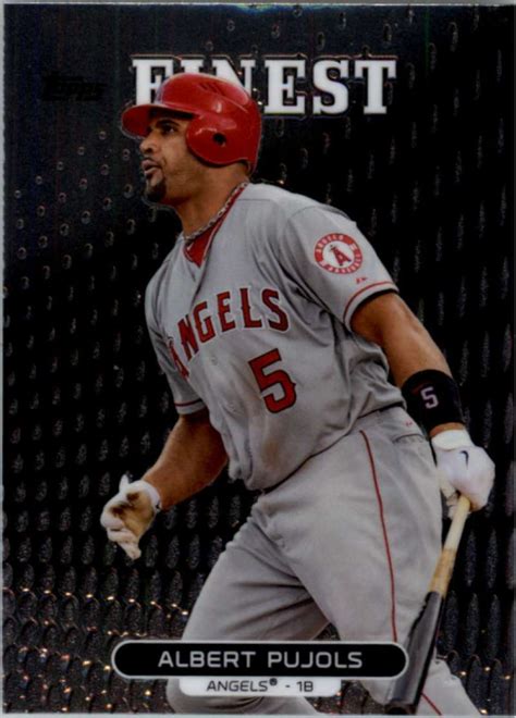 2013 Topps Finest 61 Albert Pujols Angels NM MT EBay