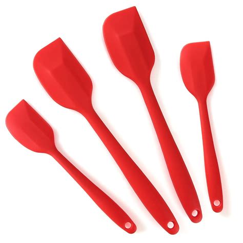 Set Of 4 Non Stick Silicone Spatulas Only 8 39 AddictedToSaving