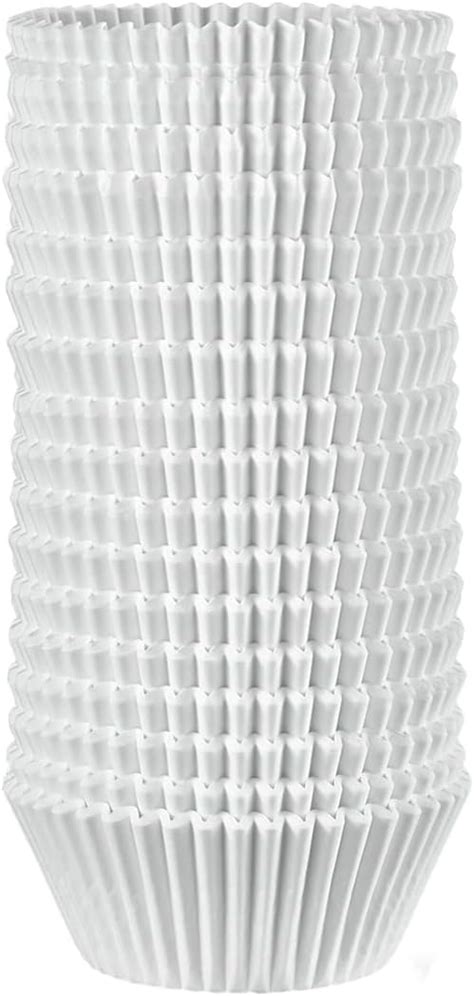 Standard White Cupcake Liners 500pcs Muffin Liners Food Grade And Grease Proof Baking Cups