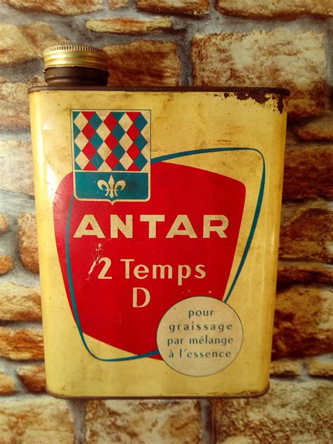 Bidon Huile Antar T Cr Me Brocante Brocante Garage Atelier Le