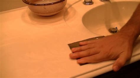 Restoring Cultured Marble Countertops Polish Out Scratches Yourself Youtube Cultured