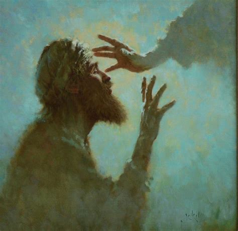 John 9 1 6 9 13 17 34 38 2020 CHRISTIAN ART Gospel Reading Art