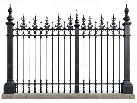 Decorative Iron Fence 46353471 Png