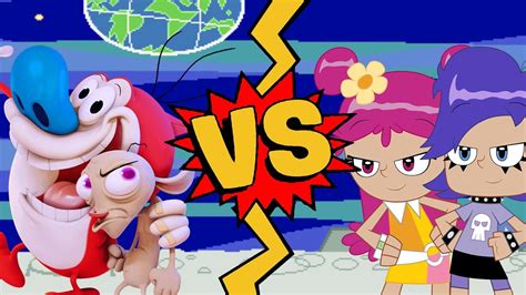 M U G E N Battles Ren Höek Stimpy Vs Ami Yumi The Ren And Stimpy Show