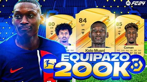 EL MEJOR EQUIPO DE EA FC 24 POR 200K EQUIPAZO HIBRIDO BRUTAL