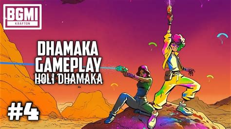 Dhamaka Gameplay In Bgmi Holi Mode Holi Dhamaka Mode Very Funny