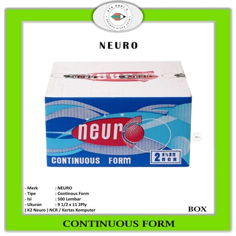 Jual Continous Form X Ply K Neuro Ncr Kertas Komputer