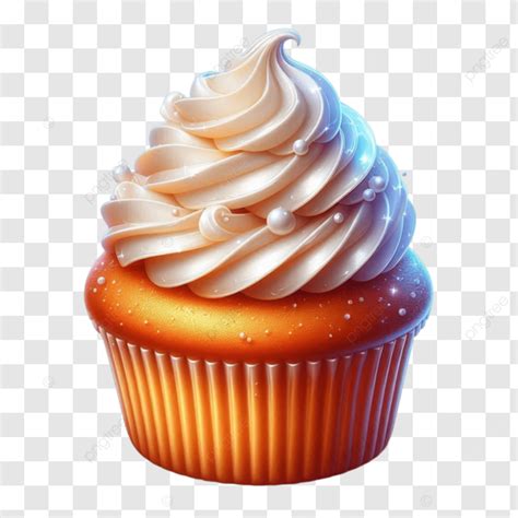 Un Delicioso Cupcake Coronado Con Una Jugosa Fresa Png Dibujos Un