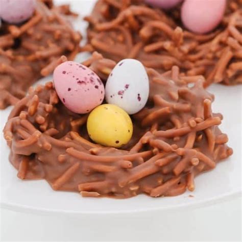 Easter Chocolate Birds Nests Recipe Chocolate Easter Nests Easter