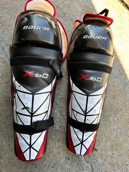 15 Bauer Vapor Hockey Shin Pads Sidelineswap