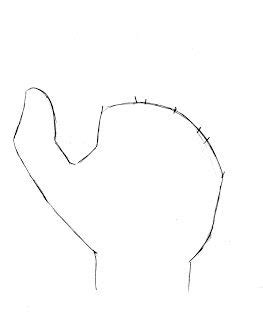 Draw Hand Open Palm Sketch How To Draw Hands Drawing Lessons Draw