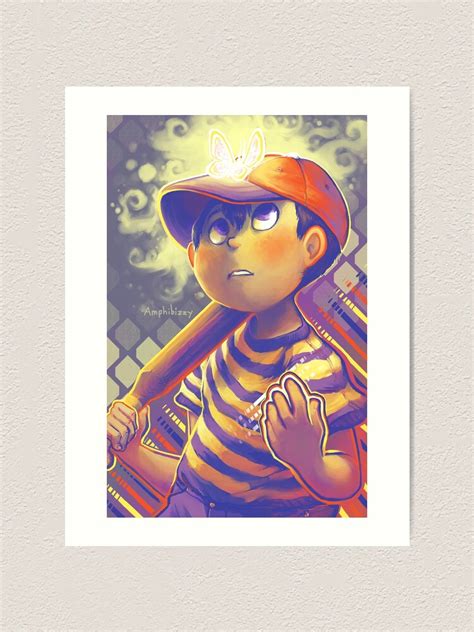 30 Ness Earthbound Official Art