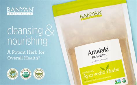 Amazon Banyan Botanicals Polvo Amalaki Amla Polvo Org Nico