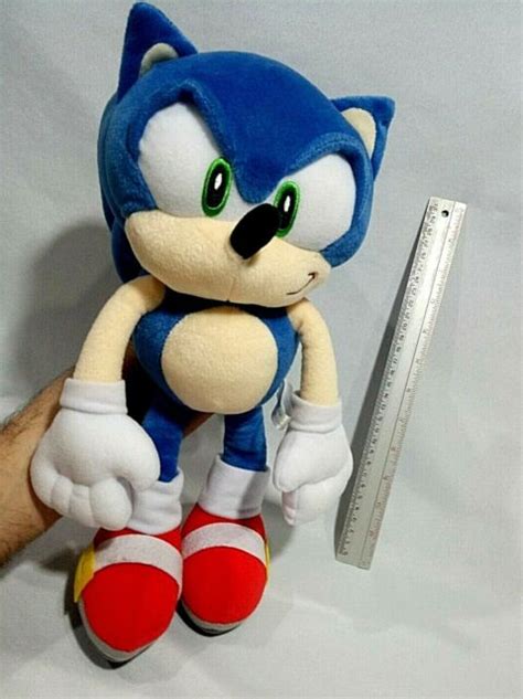 Rare Sonic The Hedgehog Large Tall Plush Doll Sega Joypolis Prize