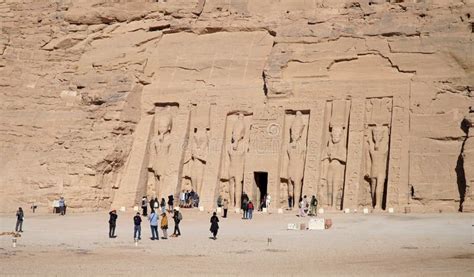 The Temple Of Hathor And Nefertari The Small Temple Abu Simbel Egypt