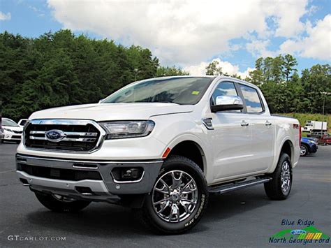 2019 White Platinum Tri Coat Ford Ranger Lariat Supercrew 4x4