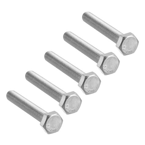 M8 Thread 130mm Hex Screw Bolts 304 Stainless Steel 2 Pack Walmart Canada