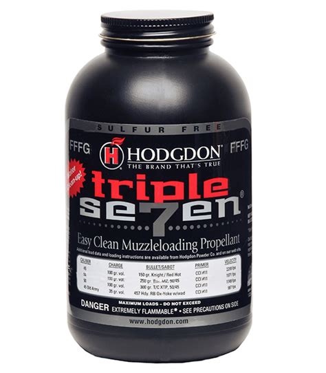 Poudre Noire Hodgdon Triple Seven Fffg Bidon De Lbs Rechargement