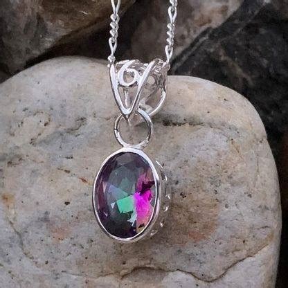 Elegant Mystic Topaz Pendant GLE Good Living Essentials