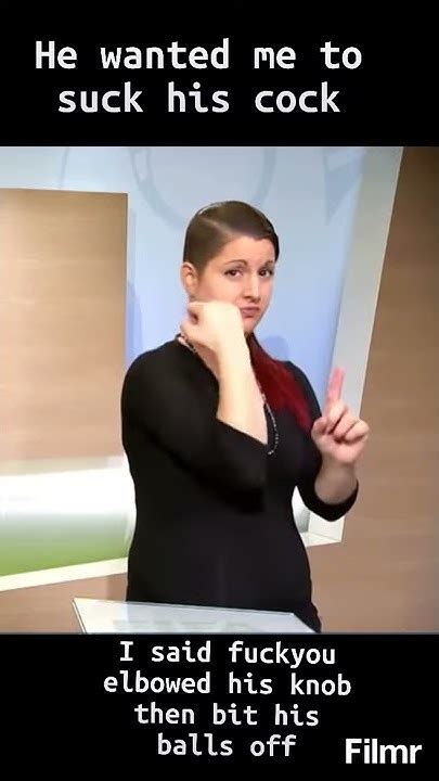 How To Swear In Sign Language Youtube