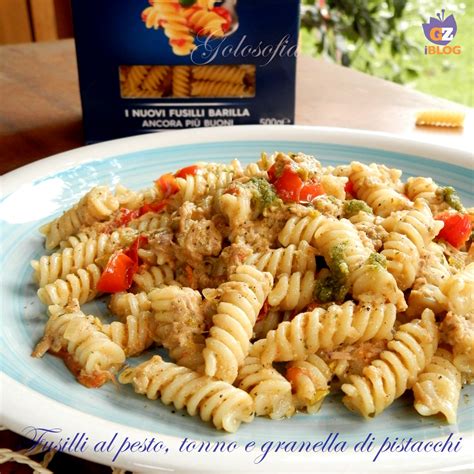 Fusilli Al Pesto Tonno E Granella Di Pistacchi Ricetta Veloce