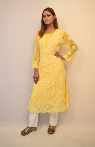 Lucknowi Kurtis Buy Lucknowi Kurta Lucknowi Suits Chikan Suits