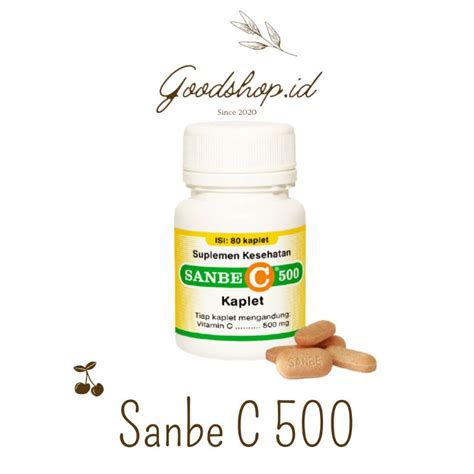 Jual SANBE C 500 MG 80 KAPLET Shopee Indonesia