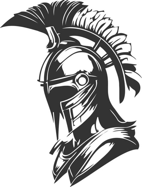 Spartan Warrior Vector Illustration 24222192 Vector Art At Vecteezy