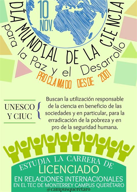 De Noviembre D A Mundial De La Ciencia Para La Paz Y El Desarrollo