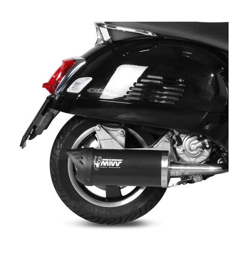 Scarico Completo Mivv Mover Steel Black Per Piaggio Vespa Gts