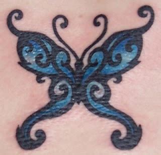 Trend Tattoos: Tribal Butterfly Tattoo