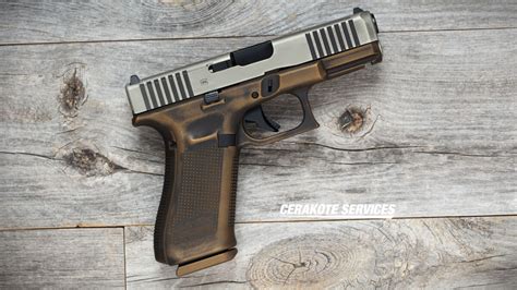 Glock Mos Burnt Bronze Battle Worn Nib Cerakote Services