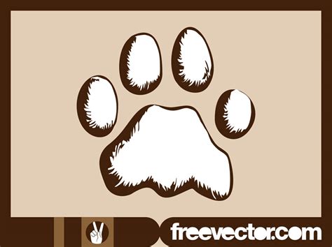 Dog Paw Vector Vector Art & Graphics | freevector.com