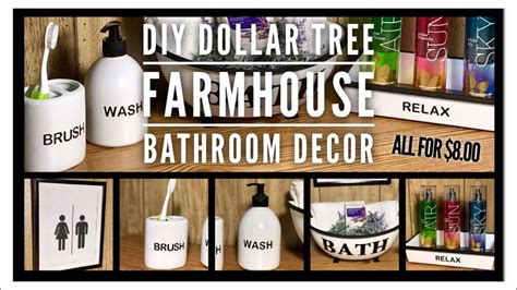 Dollar Tree Diy Farmhouse Bathroom Decor Enamel Bathroom Decor