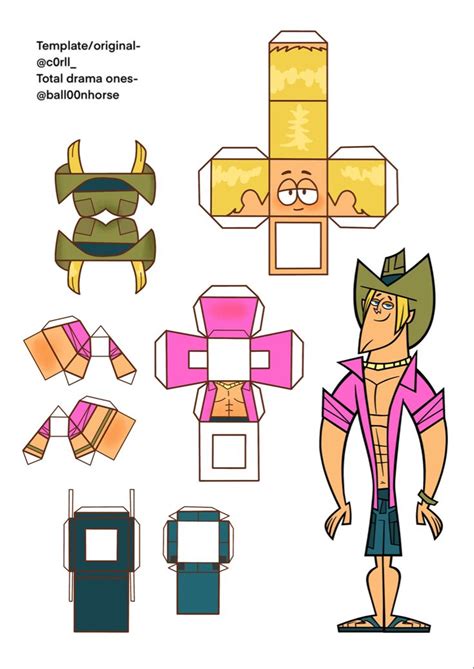 Geoff Total Drama Paper Doll Craft In 2024 Paper Doll Craft Paper Dolls Doll Crafts