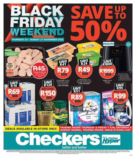 Checkers Western Cape Black Friday Weekend November November