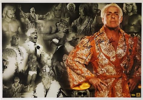 Ric Flair Signed Photograph Australian Memorabilia Association