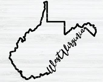 West Virginia svg West Virginia state svg file Files for Cricut West ...