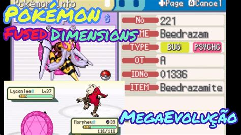 Como Mega Evoluir No Pok Mon Fused Dimensions Youtube