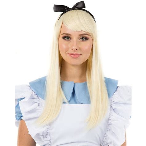 Alice Deluxe Long Blonde Wig BIG W