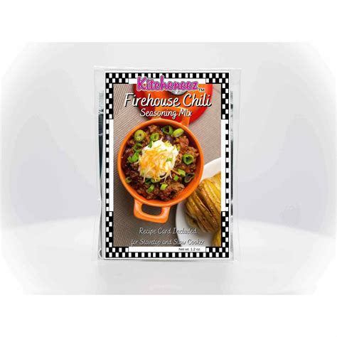 Firehouse Chili Seasoning Kitcheneez Mixes And More