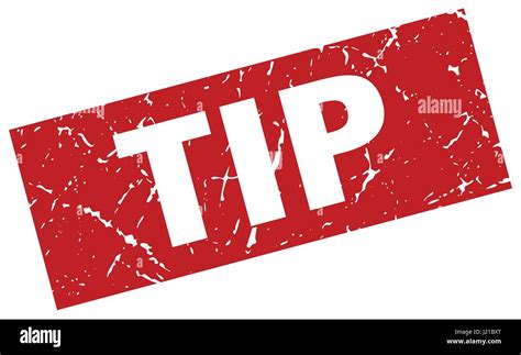 square grunge red tip stamp stock vector image art alamy