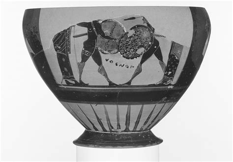 Attic Black Figure Column Krater Fragment Free Photo Rawpixel